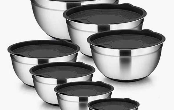 Stainless steel bowls features