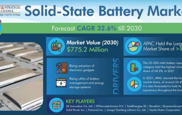 Solid-State Battery Market Insights, Leading Players and Growth Forecast Report 2030