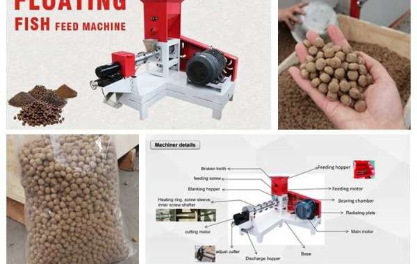 Introducing the ultimate solution for your fish feeding needs - the Floating Fish Feed Extruder!