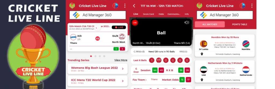 Cricket Live Line App Cover Image