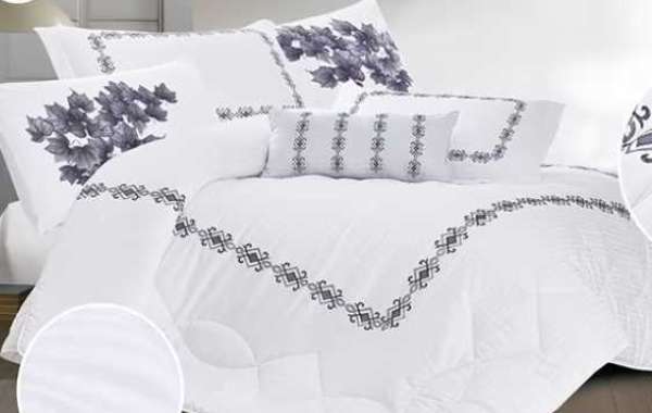 Embroidered Comforter Set