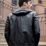 Mens Leather Jacket With Hood Profile Picture