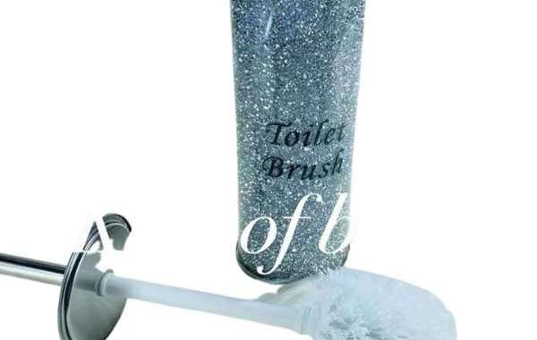 Luxury Redefined the Crushed Diamond Brilliance of King Bling's Toilet Brush Set