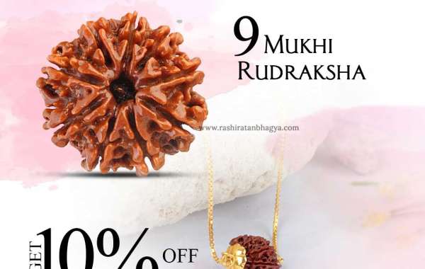Rashi Ratan Bhagya Offer you 10 % Discount on 9 Mukhi Rudraksha Beads