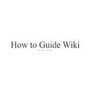 howto guidewiki Profile Picture