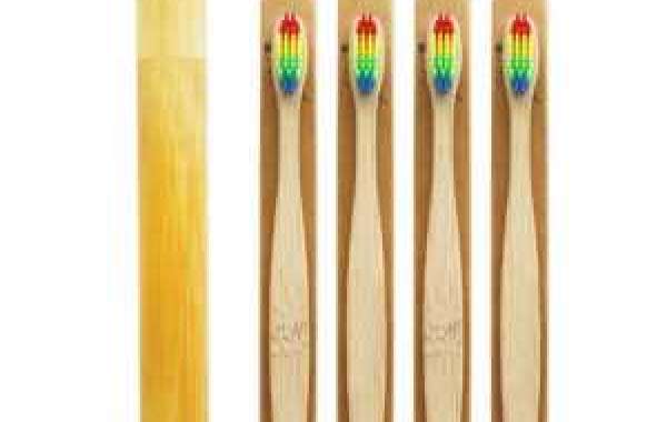 bamboo toothbrush charcoal infused bristles