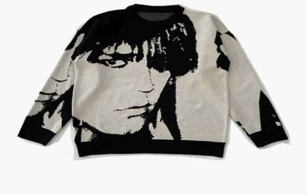 FACE PRINT Sweater Y2k Style Guide